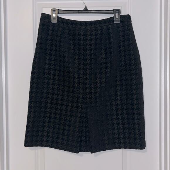 Brooks Brothers 346 Houndstooth Pencil Skirt - Picture 7 of 11